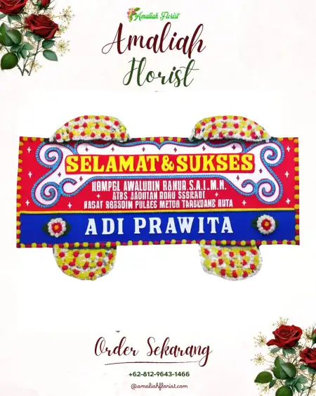 Papan Bunga Ucapan Selamat Limun